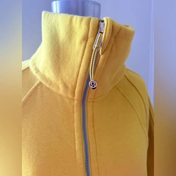Lululemon Athletica Yellow Fleece Pullover - Picture 6 of 9